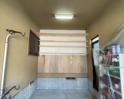 長房邸ガレージ④